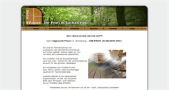 Desktop Screenshot of holz-pfoser.at